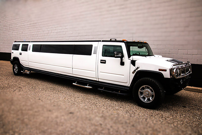 Tacoma Hummer limo rental with modern stereo systems